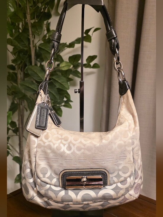 Coach Handbags - Coach Kristen Op Art Ombre Shoulder Bag 16793